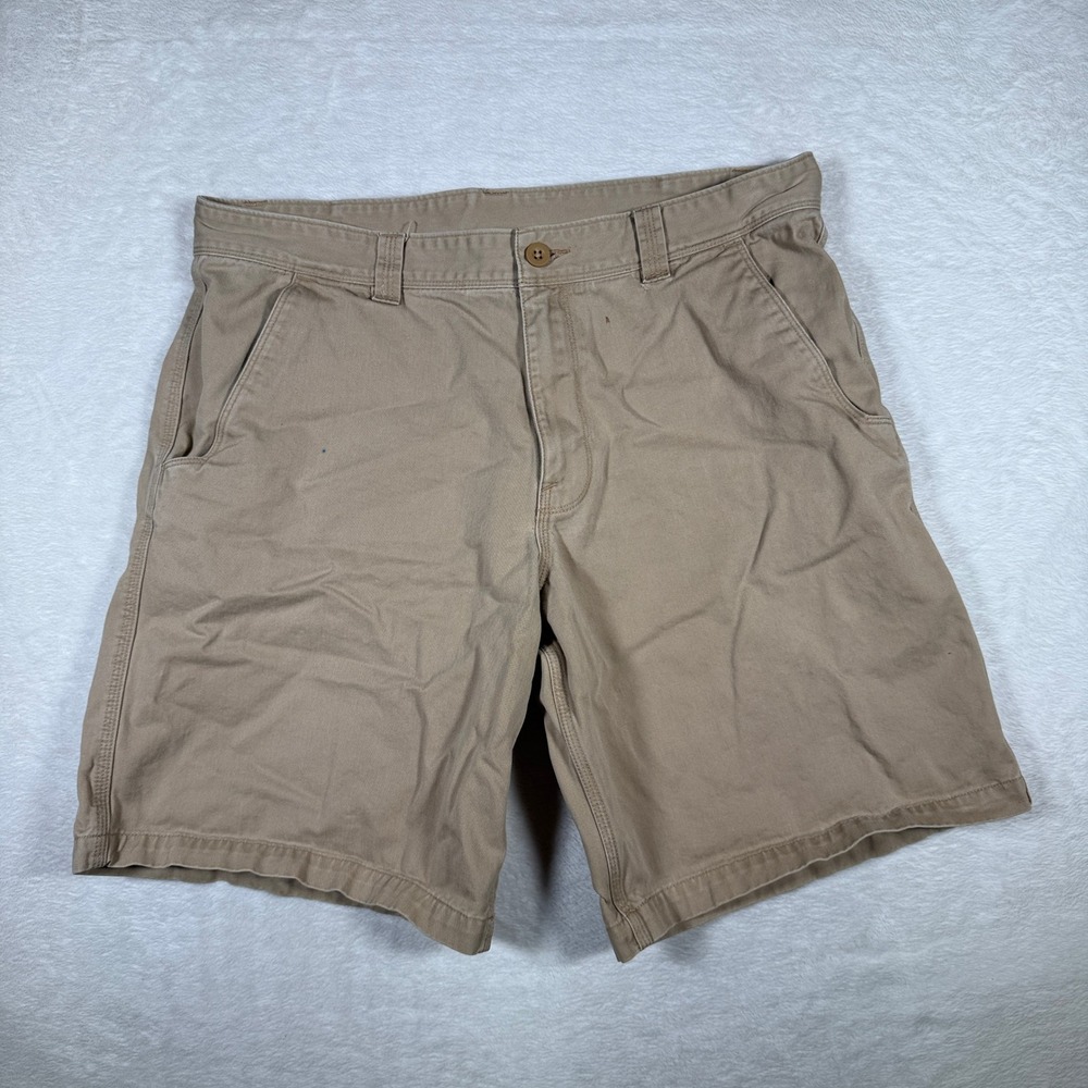 The North Face Mens 36 Khaki Regular Fit Cargo‎ Shorts Outdoor Casual